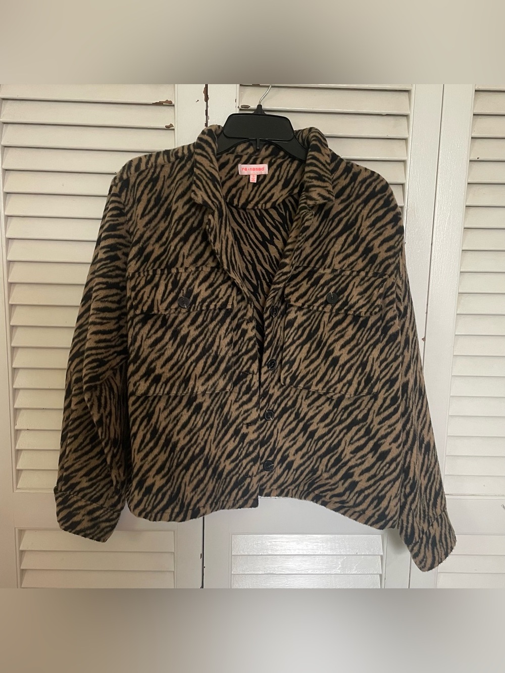 Zebra Shacket - Picture 1 of 4